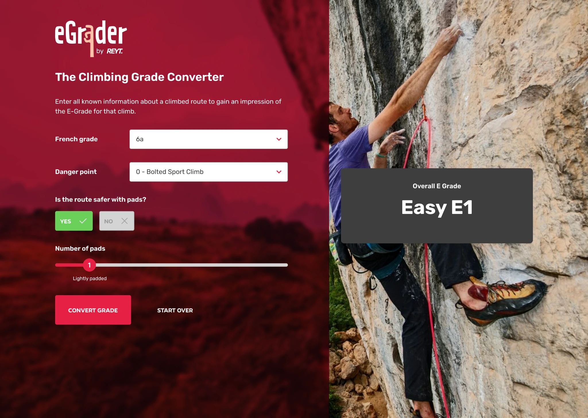 eGrader original interface design