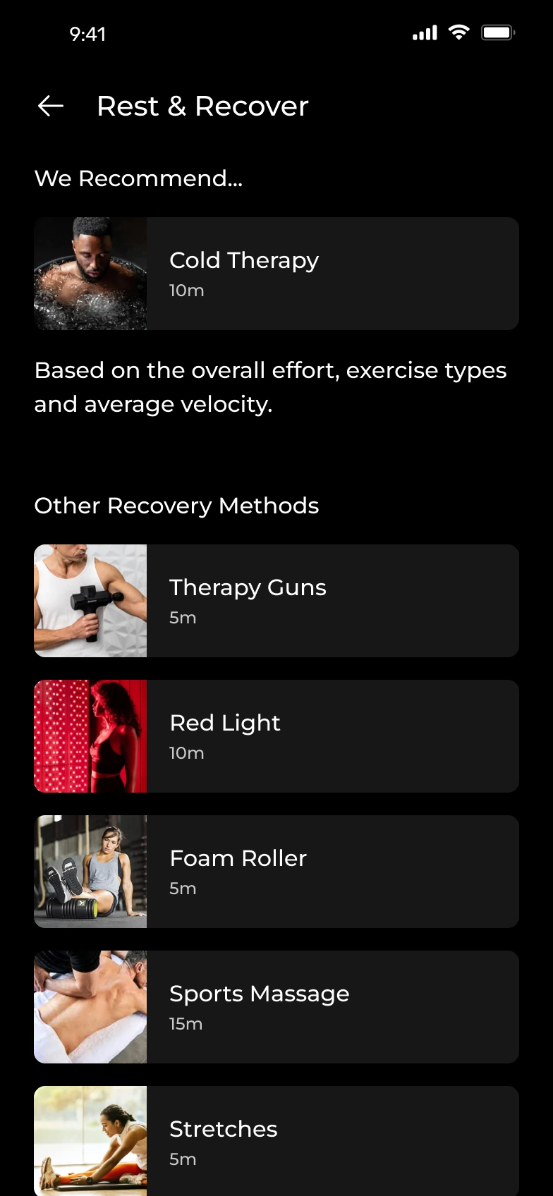Indigo Fitness original application design 2